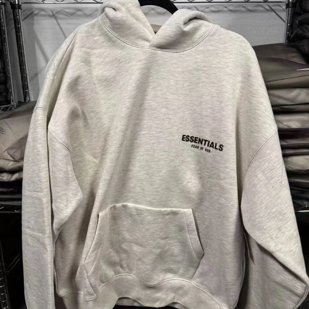 Combo Set Fear of God Essentials Light Oat Hoodie & Sweatpants BNWT Authentic ✅ - Picture 2 of 11
